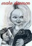 Tiffany - the bride of chucky drawing on youtube Movies & TV
