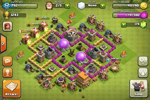 Town Hall 6 Base - Town hall 6 base - Best th6 layout Clash 