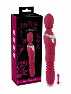 Javida Warming & Thrusting Vibe: Multifunktions-Wandvibrator, rot Erotikshop Sin