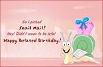 Belated Happy Birthday Wishes - Webmasters - Nigeria