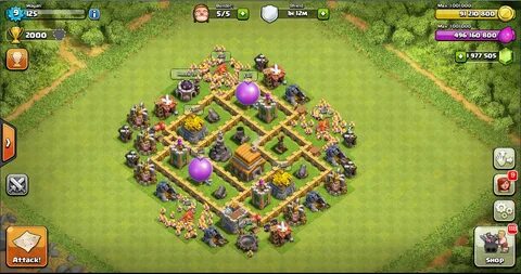 clash of clans base TH 5 collection of the strongest, farmin