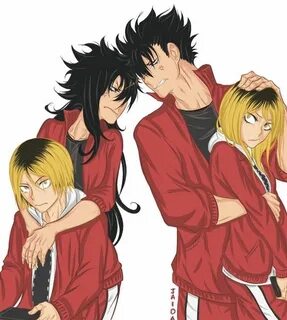 haikyuu!! hq kuroo tetsurou x kozume kenma kuroken genderben