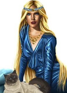 Norse mythology Fan Art: Freyja Vanadis Freya goddess, Norse