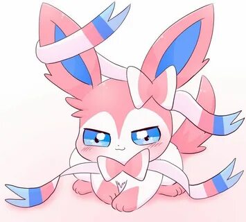 Sylveon - BY @sakuperi_8 On Twitter Cute pokemon pictures, P