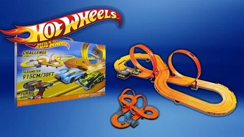 Hot Wheels 30 Foot Slot Track Playset Fun Toy Cars for Kids 