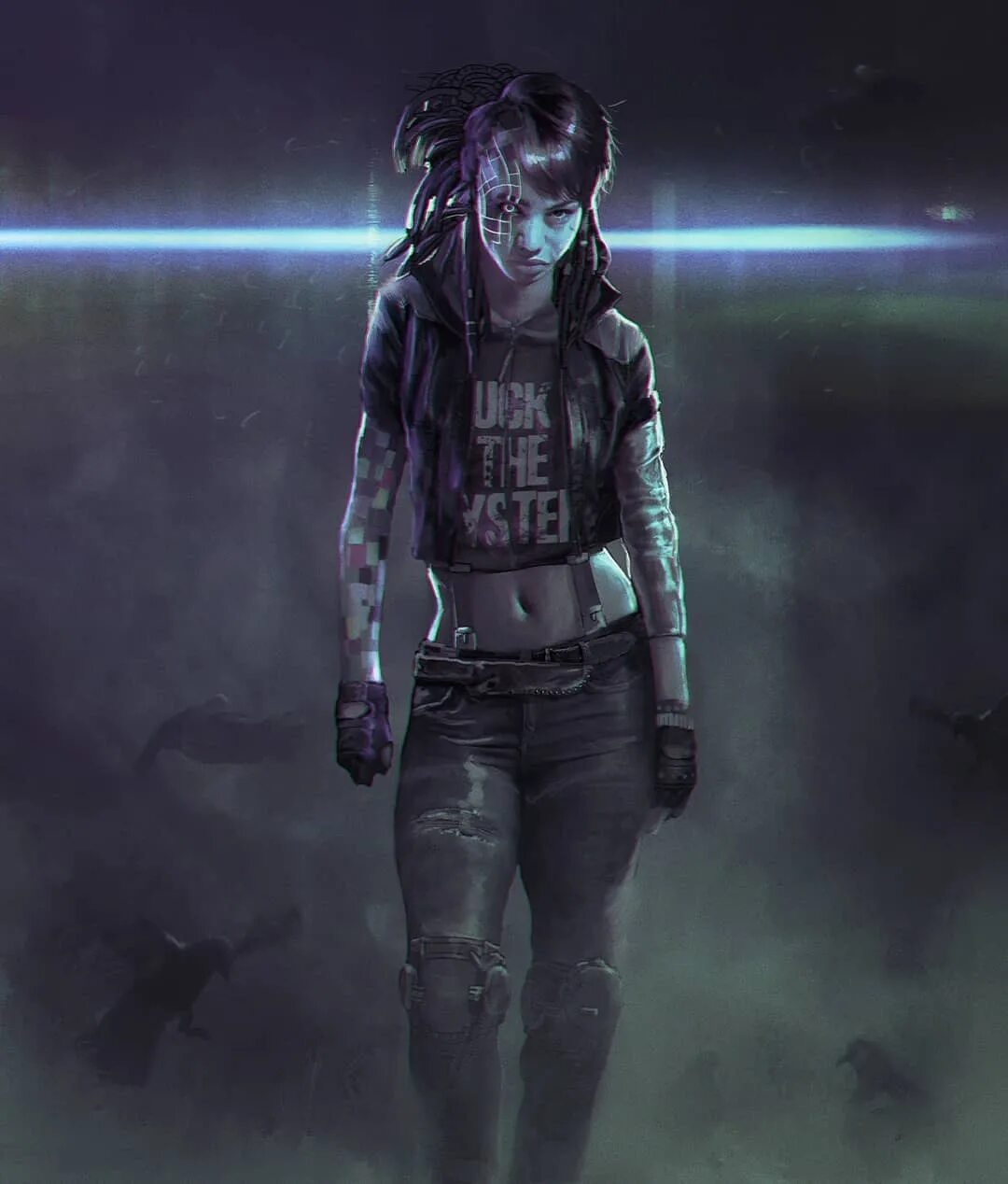 Cyberpunk character concept фото 98