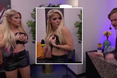WWE official walks in on topless Alexa Bliss getting changed