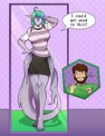 Delphine and Dylan Mind Swap Commission (Part 2) by DaliPuff