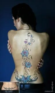 Lower back tattoos, Cover up tattoos, Tattoo styles