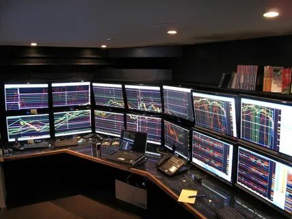 The Day Trader's Paradise Home office setup, Office setup, D