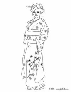 Photo Japanese woman in kimono figure 4 class #4.