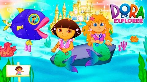 Dora's Mermaid Adventure. Stiker - YouTube