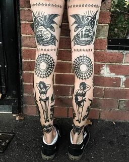 Instagram Traditional tattoo, Body art tattoos, Leg tattoos