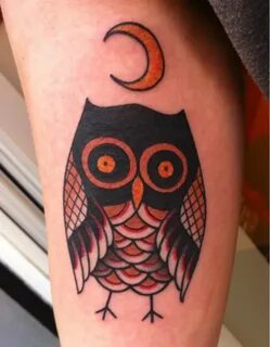 owl tattoos Tumblr Owl tattoo, Owl tattoo design, Moon tatto