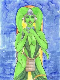 Oola Artwork - Oola Jabba's Twi'lek Slave fan Art (34851774)