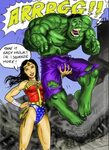 Hulk vs Wonder Woman by nicetarget on deviantART Wonder woma