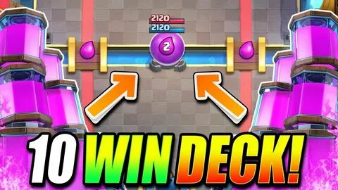 BEST Elixir Capture Deck!! 10 Wins First Try Gameplay!! - Cl