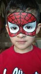 Spiderman hombre araña #facemakeup #face #makeup #men Superh