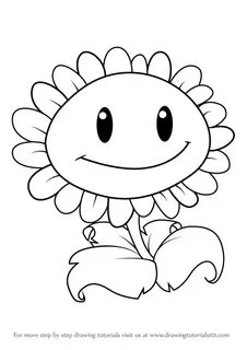 Animal Plants Vs Zombies Sunflower Coloring Pages Coloring P