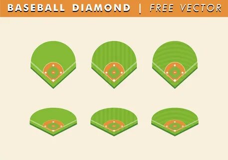 Baseball Diamond Free Vector 100787 Vector Art at Vecteezy