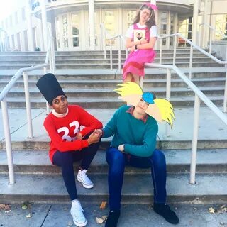 Nickelodeon Hey Arnold Group Halloween Costume 90's Badass h