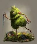 Bob - forest creature that takes trashes back to their owner