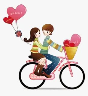 Romance Couple Love Cartoon Download Hq Png Clipart - Cartoo