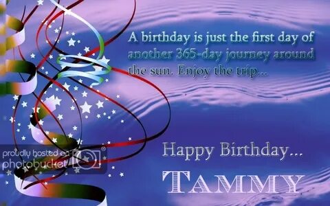 Happy Birthday Tammy