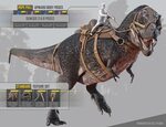 HH - Tyrannosaurus Rex 3 Saddle