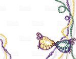 Library of mardi gras border image royalty free library png 