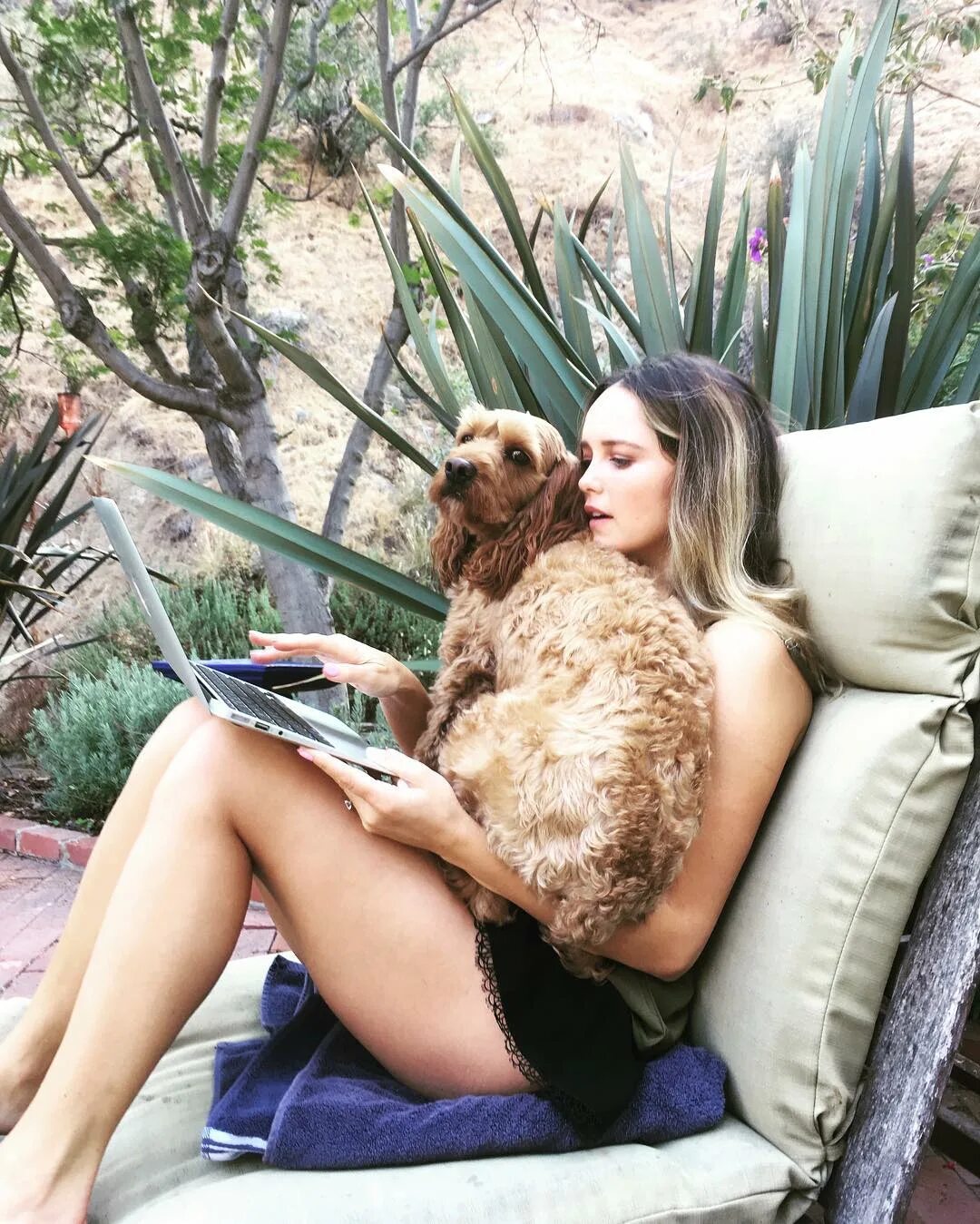 Rebecca Breeds on Instagram: "Alfie 'helping' me work on #na...