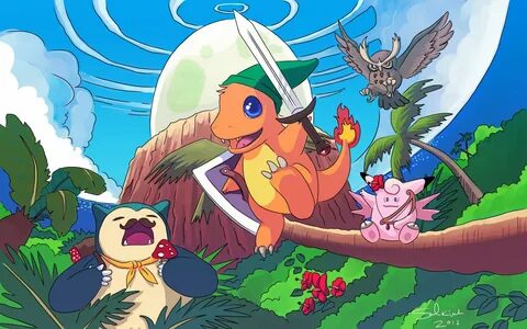 Pokemon - Zelda Link's Awakening Crossover by Solkiah.. comb