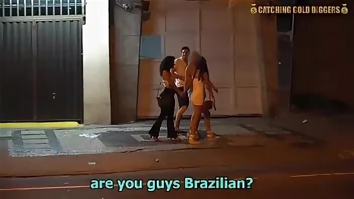 Catching gold diggers crazy foursome w/ three brazilian cous