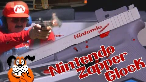 UNBELIEVABLE Nintendo Zapper Glock Conversion- Duck Hunt Sty