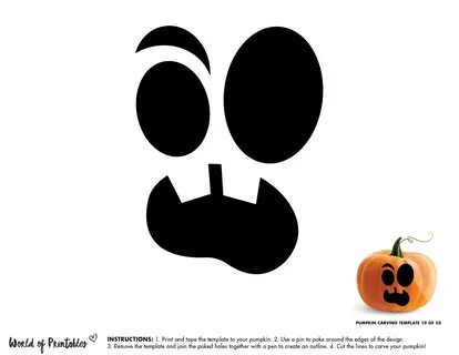 50 Easy Pumpkin Carving Stencils + The Ultimate Guide To Pum