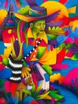 Julian Coche Mendoza Mayan artist San Juan la Laguna Guatema