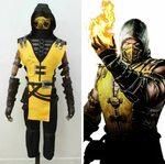 eBay Sponsored) New! Mortal Kombat X Scorpion Cosplay Costum