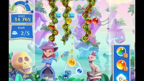 Bubble Witch Saga 2 Level 1367 with no booster & 8 bubbles l