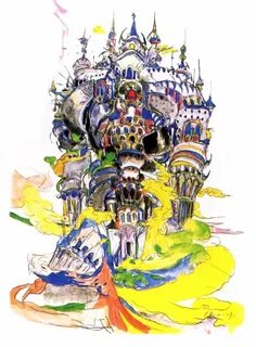 Giant of Babel Final Fantasy IV (Amano's first concept for A