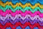 Crochet and Knitting: Free crochet pattern "colorful waves b