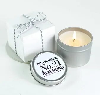 Personalised New Home Scented Candle Tin Tin candles, Home s
