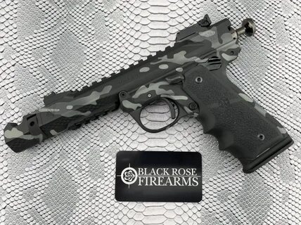 Black Rose Firearms Volquartsen Camo Black Mamba 4.5" .22LR 