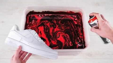 Customize your Nike AIR Force with Hydro Dipping - YouTube N