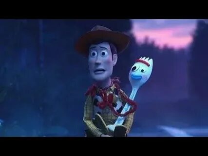 Toy Story 4 (2019) - Forky And Woody Walking - Woody And For