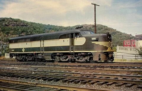 ERIE LACKAWANNA ALCO PA NO. 856" Alco PA 856 in the old Erie