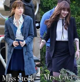 Ana***" Grey outfit, Style icons inspiration, Anastasia stee
