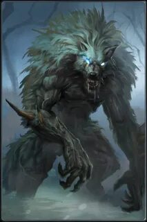 El arte del Hombre Lobo o Lobizón Dark fantasy art, Mythical
