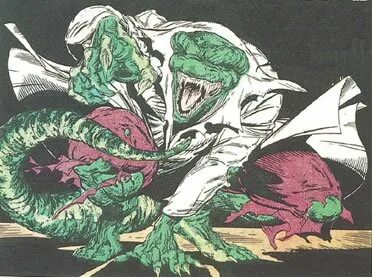 Killer Croc vs Lizard DReager1.com