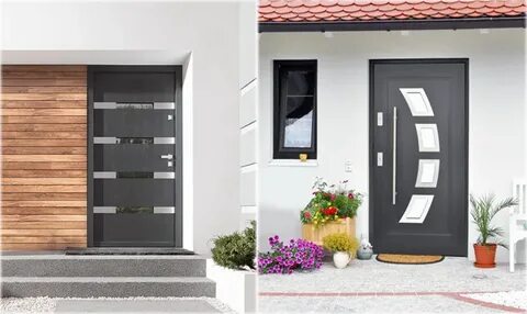 Modern Steel Front Entry Doors,Contemporary Exterior Doors,P
