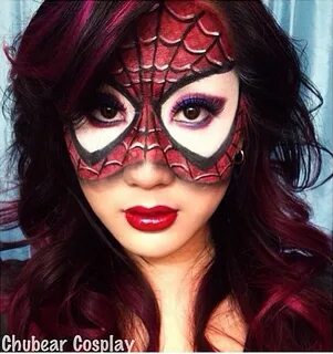 Spider-Man makeup Halloween makeup, Halloween costumes makeu